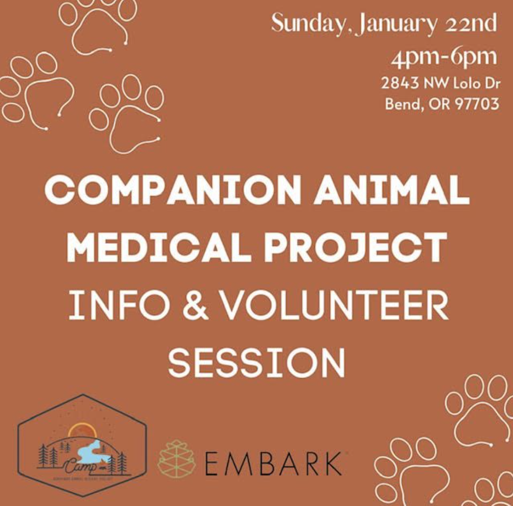 Companion Animal Medical Project Info & Volunteer Session